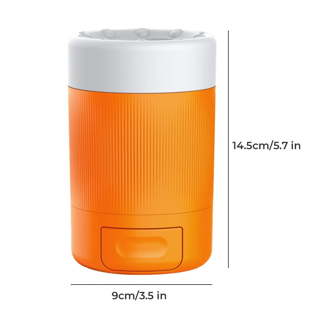 Pet Paw Washing Cup With Soft Silicone Brush For Dogs