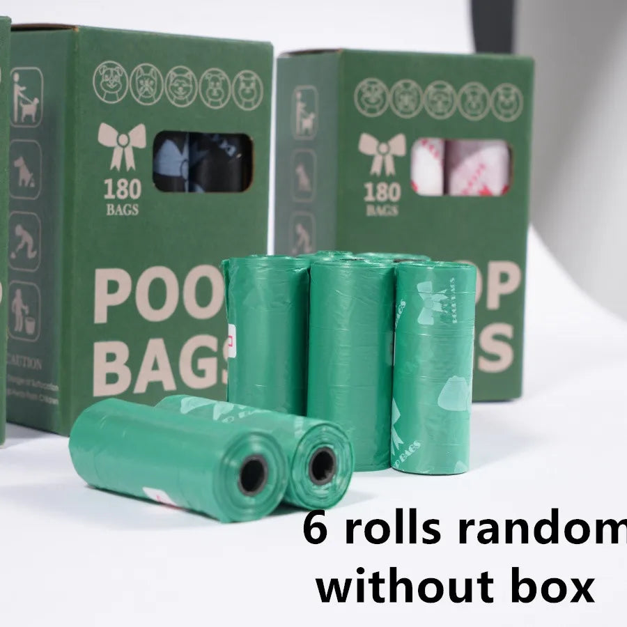 Ultra Thick Dog Poop Bags 180 Count Leak-Proof Polyethylene Rolls