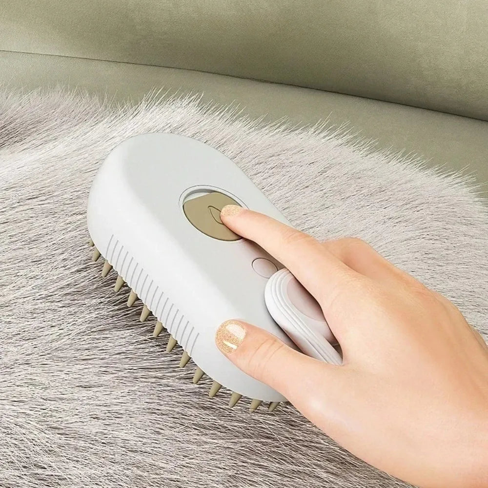 AEHOME 3-in-1 Electric Pet Grooming Brush For Dogs And Cats