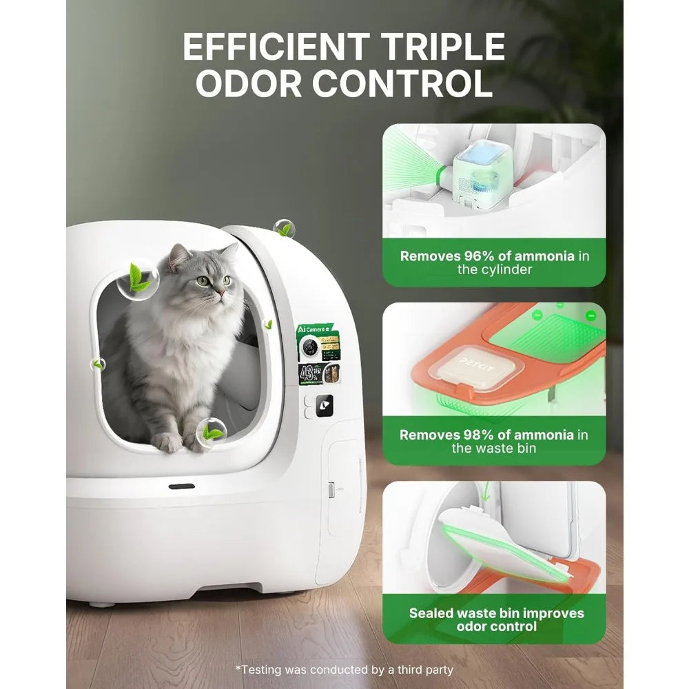 Purobot Max Pro 2 AI Camera Self Cleaning Litter Box