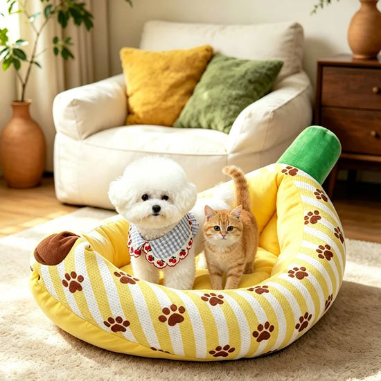 Summer Banana Dog Nest Cooling Pad For Dogs And Cats
