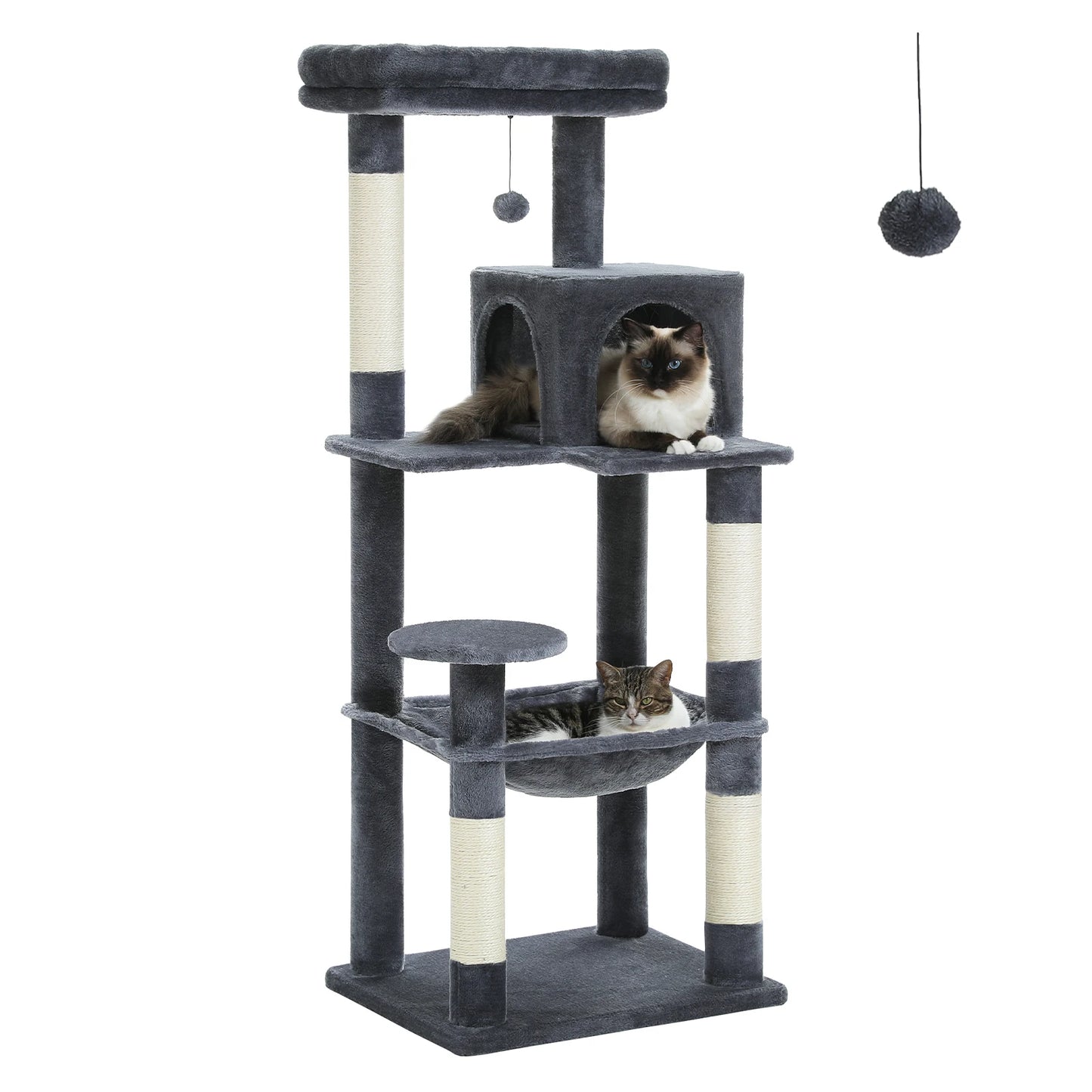 PAWZ Road Cat Tree Indoor 5-Level Tower For Large Cats