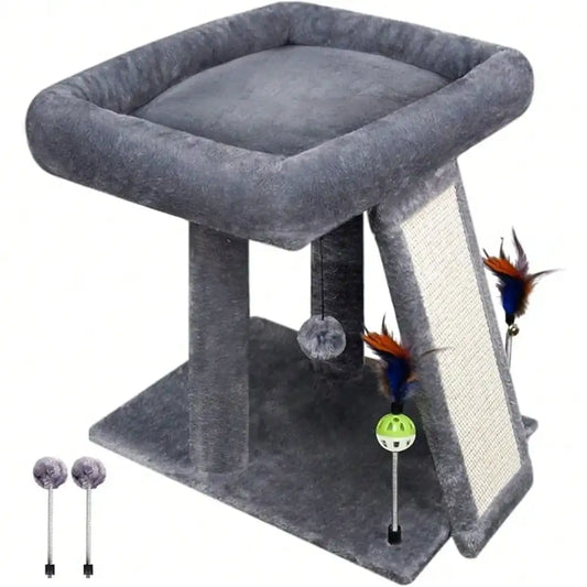 3In1 Cat Stairs For Cats And Small Dogs Plush NonSlip