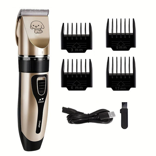 SHUYU Pet Hair Trimmer Kit Electric Precision Clippers For Pets
