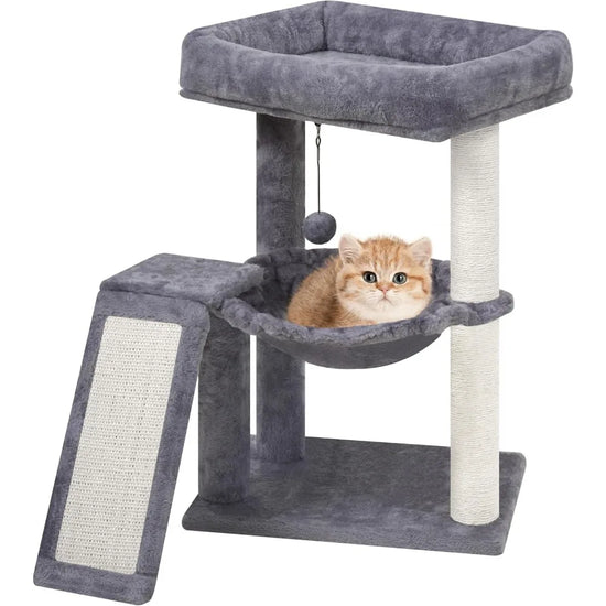 NBVCX Cat Tree Tower With Scratching Posts And Toy Balls