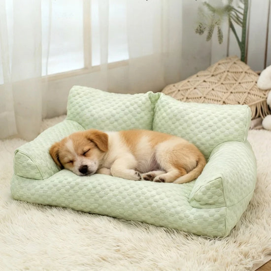 YBPetra Ice Silk Sofa Bed For Pets Washable Breathable