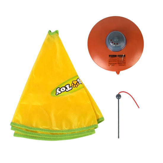 Electric Cat Toy Plate With Four Speeds Interactive Pet Toy