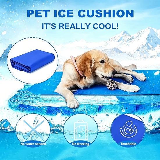 Pet Cooling Gel Bed Mat For Dogs And Cats Breathable Sleep Cushion