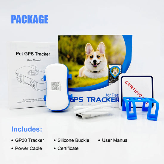 WANWAYTECH GPS Pet Tracker For Dogs Cats Real Time Tracking