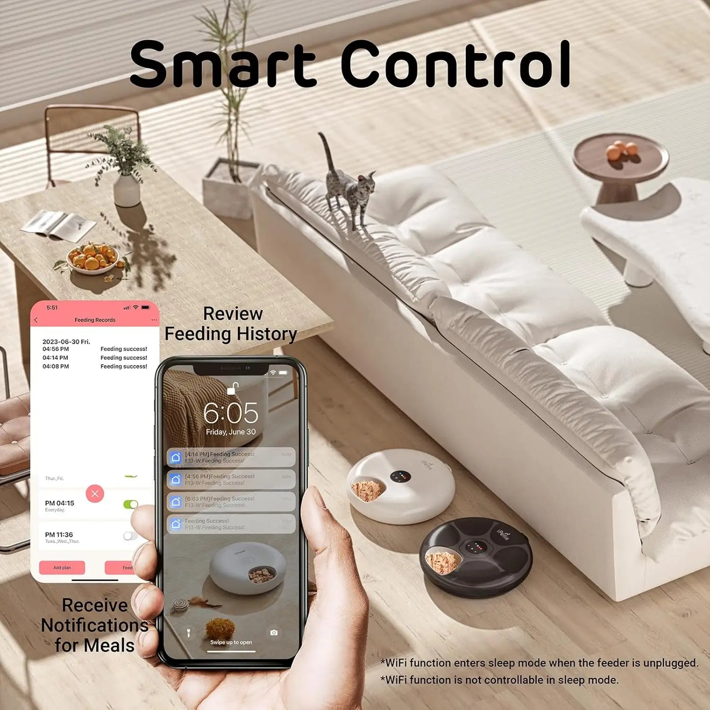 Smart Pet Feeder With App Control And Programmable Timer