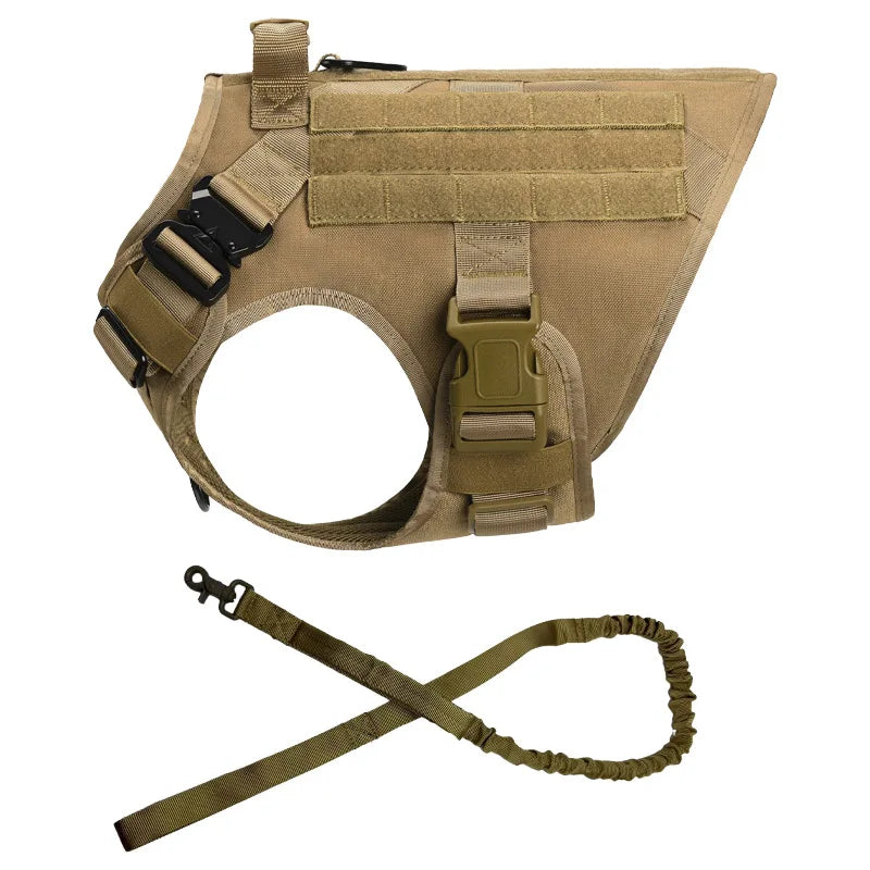 Dog Harness And Leash Set For German Shepherd Malinois Training