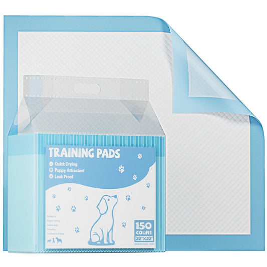 JHK Premium Disposable Underpads 150 Count Superabsorbent Leakproof Quick Drying