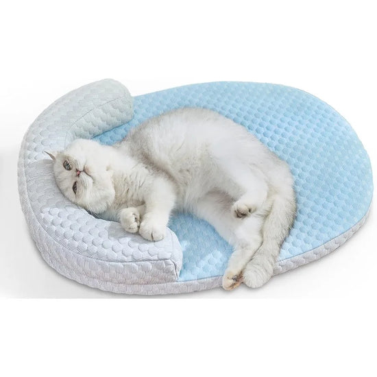 Cat And Small Dog Cooling Mat With Removable Washable Cover