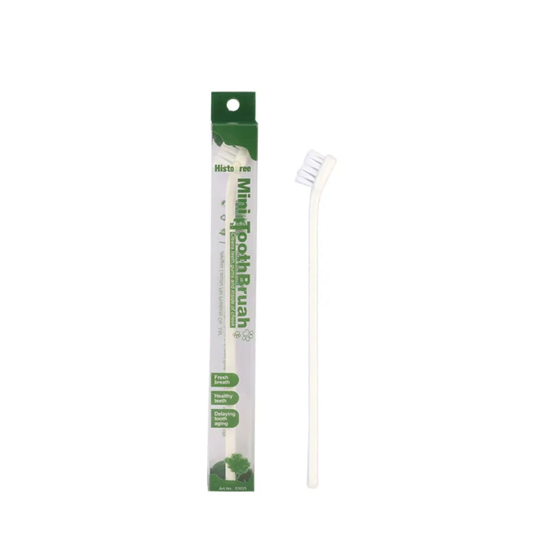 Vet Recommended Micro Head Dog Toothbrush For Small Mouth Pets