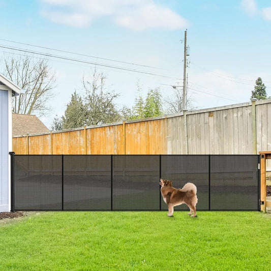 Adjustable Retractable Dog Gate For Indoor And Outdoor Use
