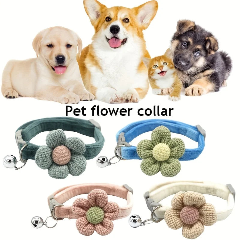 NONECN Adjustable Plaid Cat Collar Tie Knot For Festive Wear