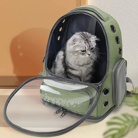 Booteely Cat Carrier Backpack Outdoor Travel Bag For Pets