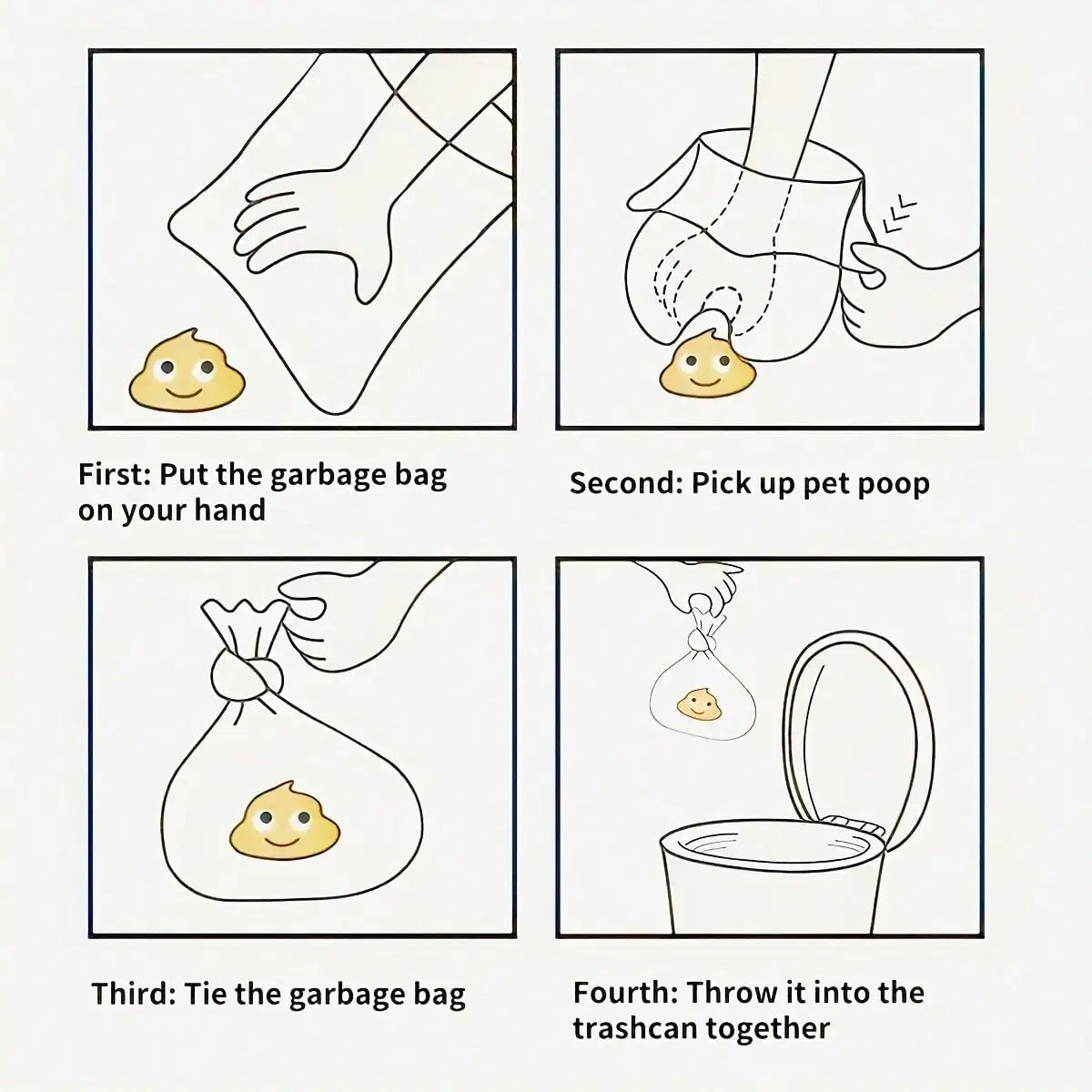 Ultra Thick Dog Poop Bags 180 Count Leak-Proof Polyethylene Rolls