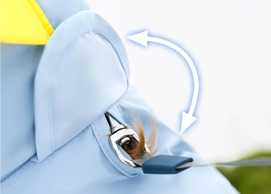 Dinosaur Pattern Weatherproof Raincoat For Large Dogs Breathable Exterior Poncho