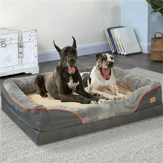 Orthopedic Memory Foam Dog Bed With Joint Support Waterproof Cover
