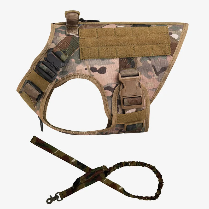 Dog Harness And Leash Set For German Shepherd Malinois Training