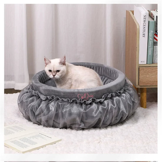 Ultra Soft Dog Bed For Puppies With Removable Cover