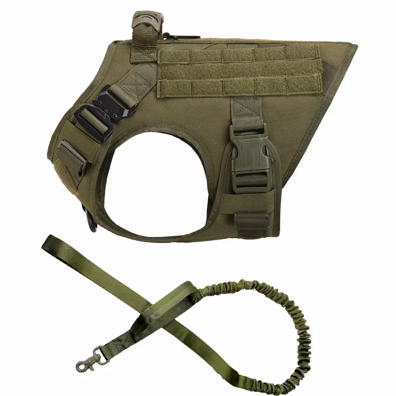 Dog Harness And Leash Set For German Shepherd Malinois Training