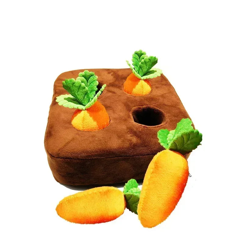 Innovative Dog Snuffle Mat Plush Carrot Toy for Nose Work