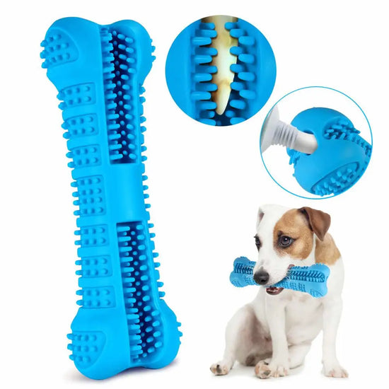 Soft Rubber Dog Toothbrush For Puppies 360 Degree Teeth Cleaning