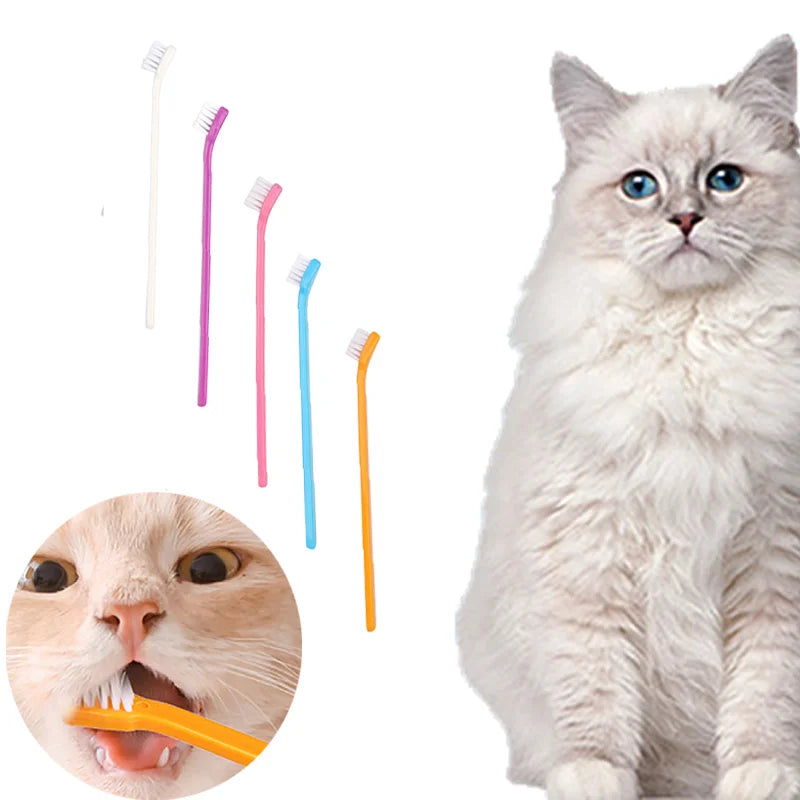 Vet Recommended Micro Head Dog Toothbrush For Small Mouth Pets