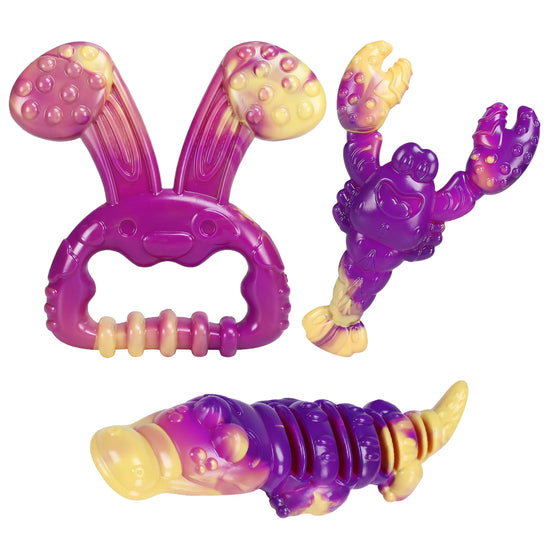 Dog Chew Toy Animal Shaped Dental Nylon Teeth Cleaning for Medium and Large Dogs