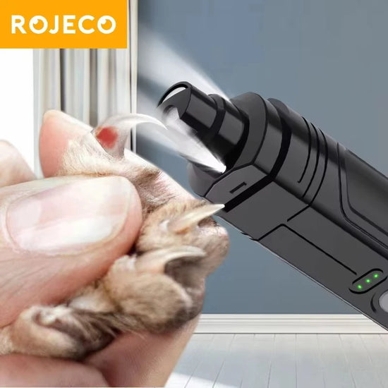 ROJECO P3 Pet Nail Grinder With LED Lights Rechargeable Tool