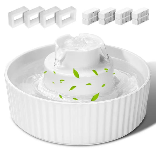 Cat Water Fountain 2.1L Automatic Pet Drinking Dispenser With Filters