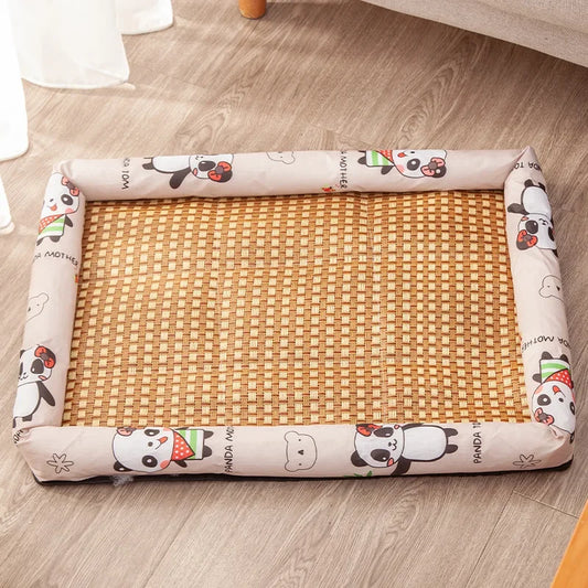 Pet Cooling Rattan Mat For Dogs And Cats