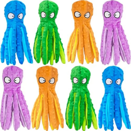 Yao Hui Huang Octopus Plush Dog Toys Squeaky No Stuffing