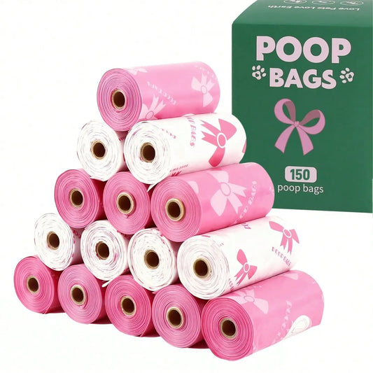 Ultra Thick Dog Poop Bags 180 Count Leak-Proof Polyethylene Rolls