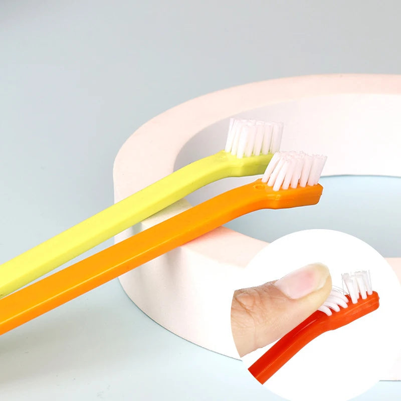 Vet Recommended Micro Head Dog Toothbrush For Small Mouth Pets