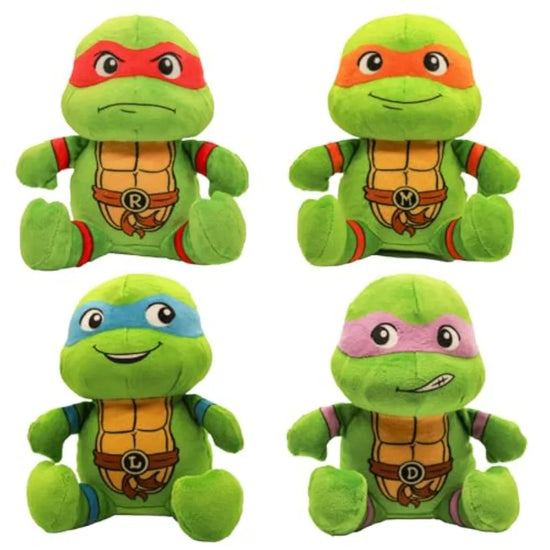 Yao Hui Huang TMNT Squeaky Plush Dog Toy Interactive Turtle