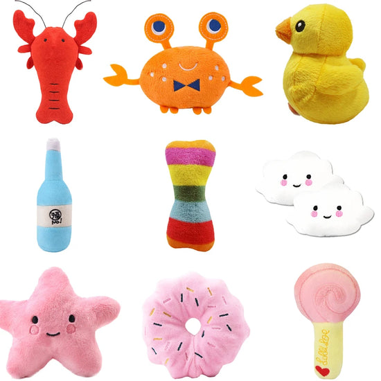 XLeiPet Cute Puppy Squeaky Toy For Small Dogs Pet Accessory