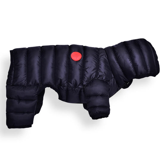 Winter Dog Overalls Coat For Small And Medium Dogs Luxury Warm Padded Jacket With Waterproof Nylon Exterior