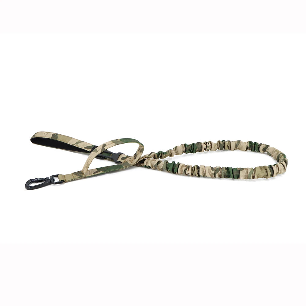PETRAVELCN Military Dog Leash with Quick Release 2 Control Handles