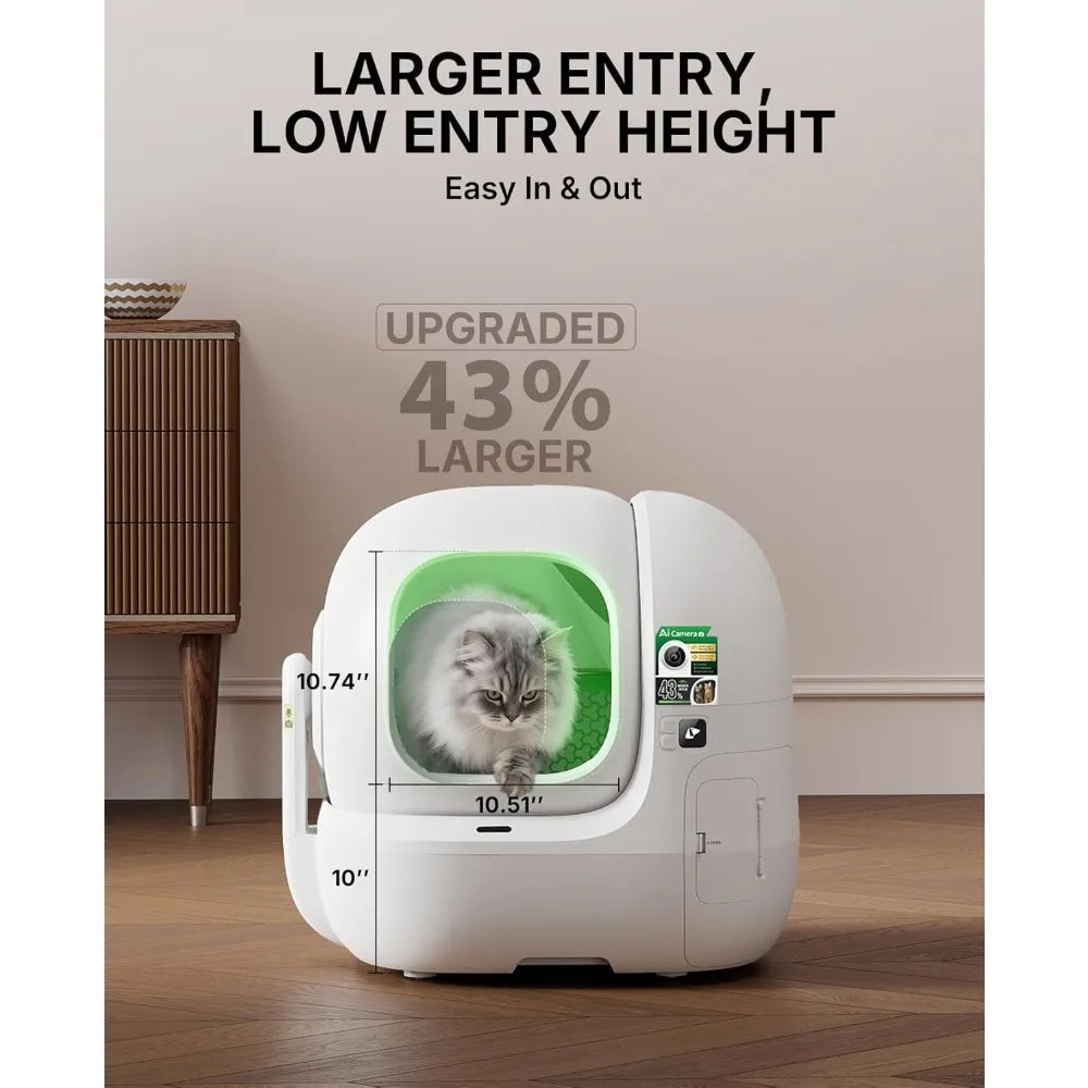 Purobot Max Pro 2 AI Camera Self Cleaning Litter Box
