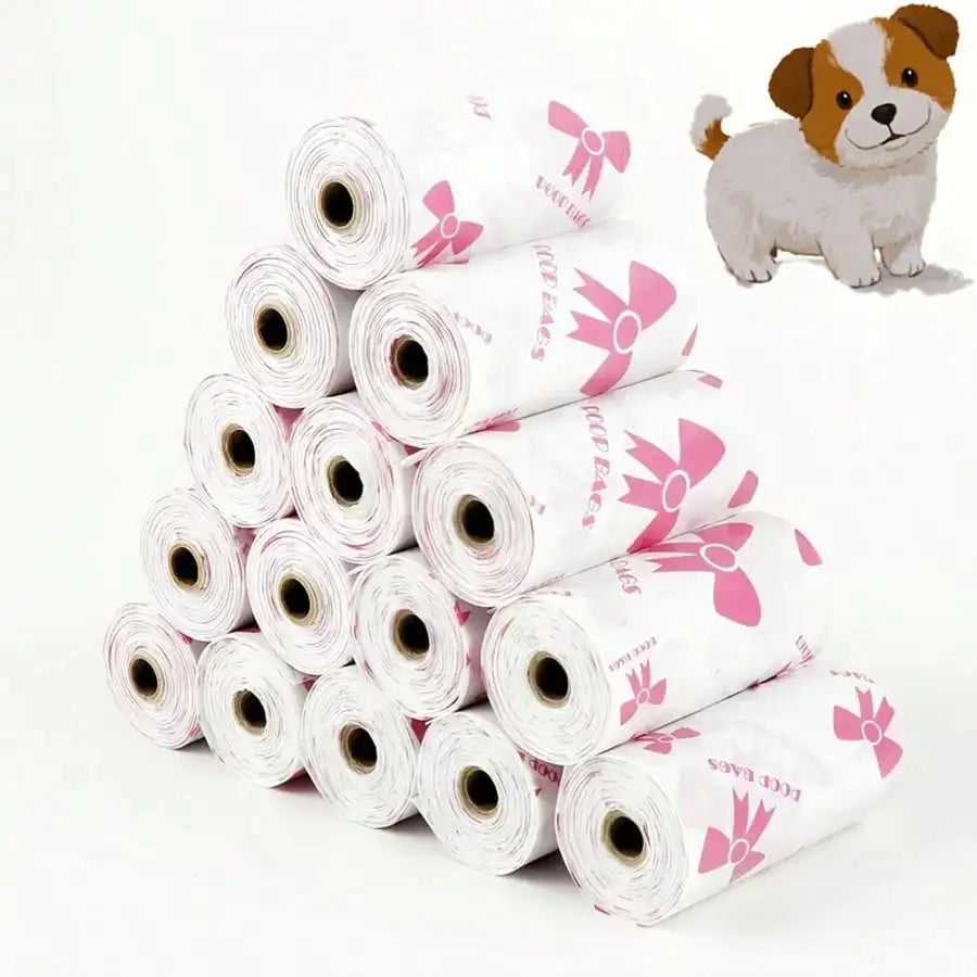 Ultra Thick Dog Poop Bags 180 Count Leak-Proof Polyethylene Rolls