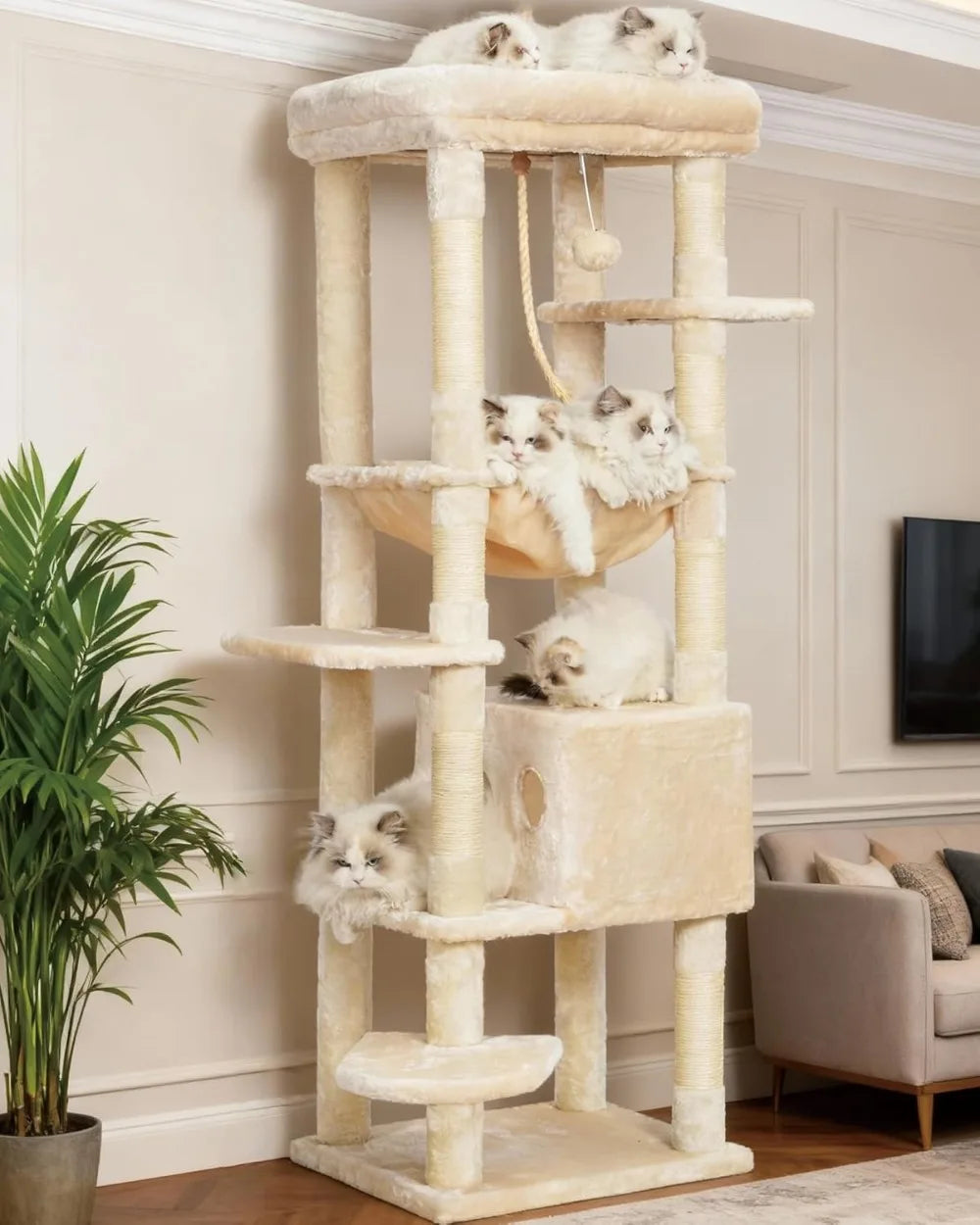Heybly Cat Tree for Indoor Cats