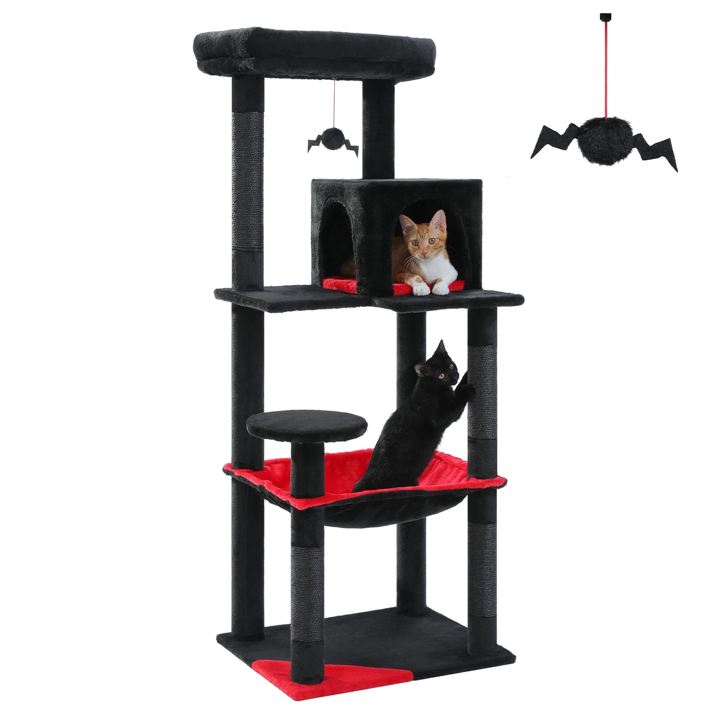 PAWZ Road Cat Tree Indoor 5-Level Tower For Large Cats