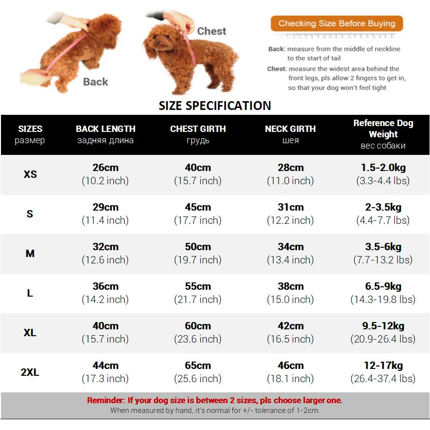 Winter Dog Overalls Coat For Small And Medium Dogs Luxury Warm Padded Jacket With Waterproof Nylon Exterior