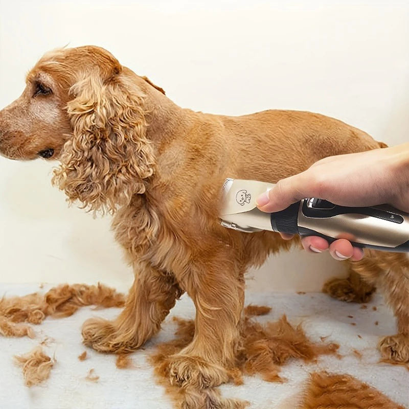 SHUYU Pet Hair Trimmer Kit Electric Precision Clippers For Pets